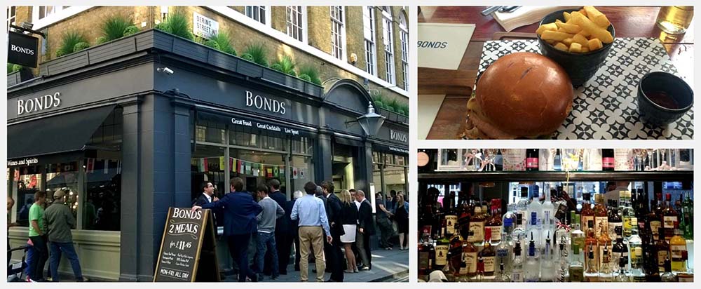 Best Sports Bars in London - Bonds Mayfair