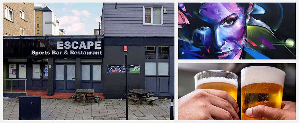 Best Sports Bars in London - Escape Sports Bar