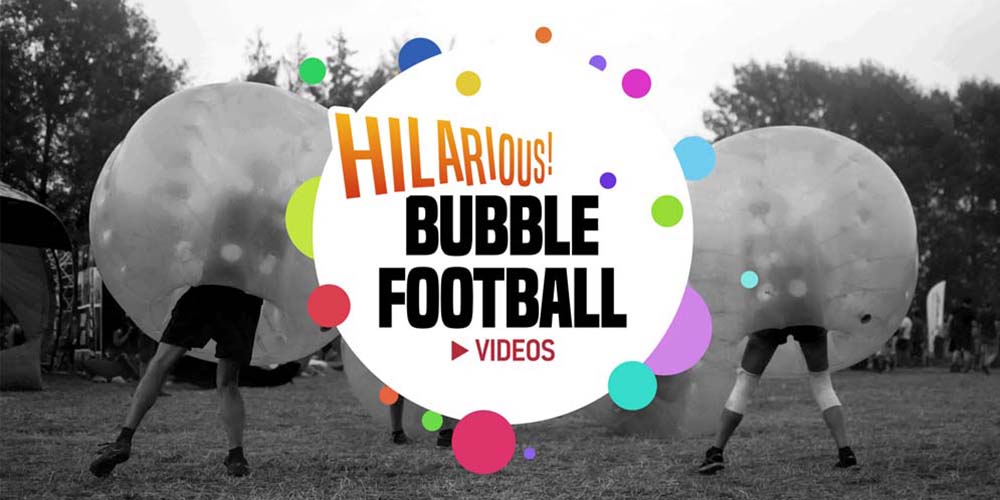 Hilarious Bubble Football Videos