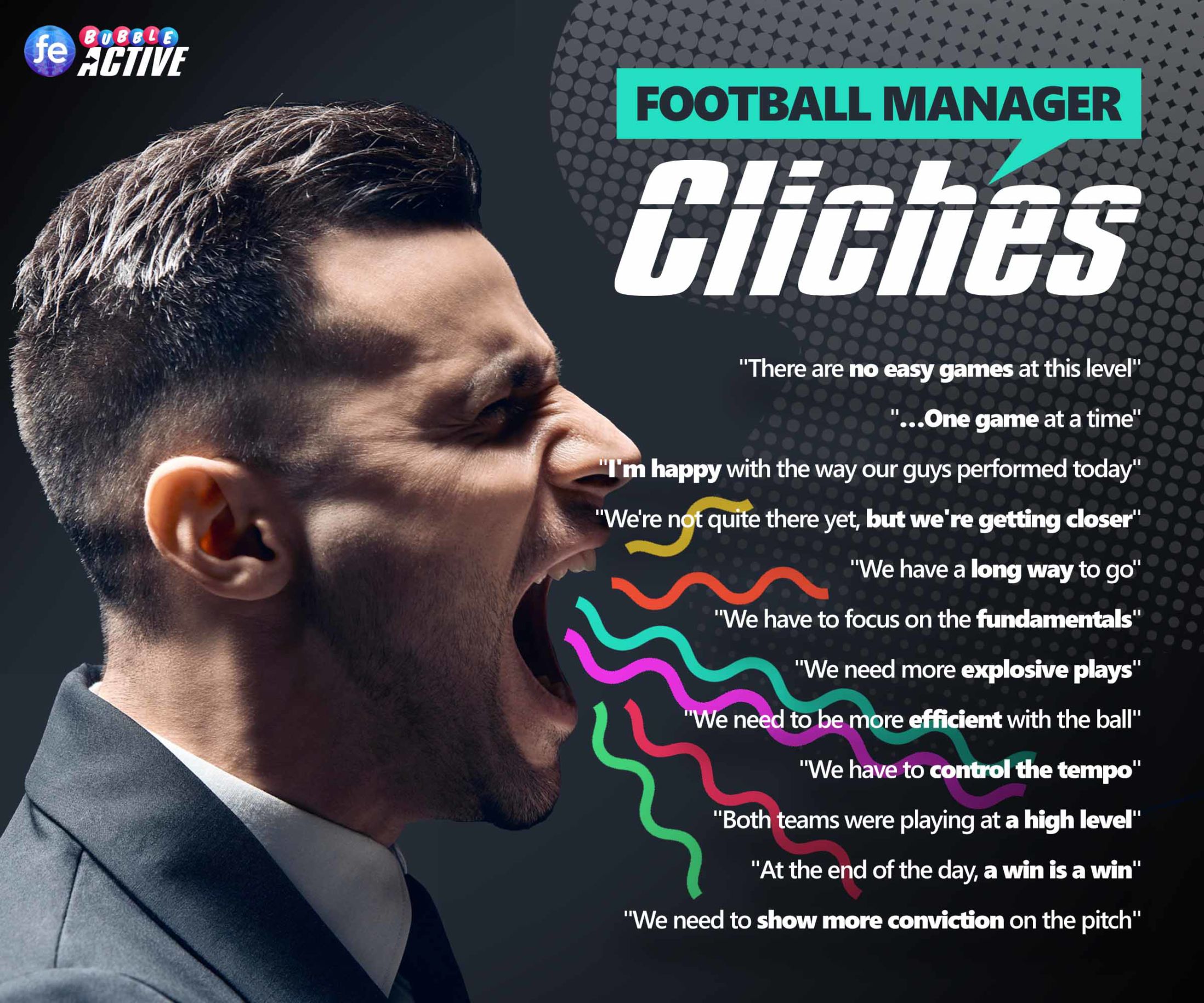The Best Football Clichés - Infographic